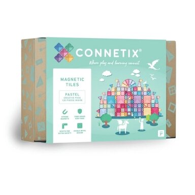 Connetix pastelinis kūrybinis rinkinys 120 dalių