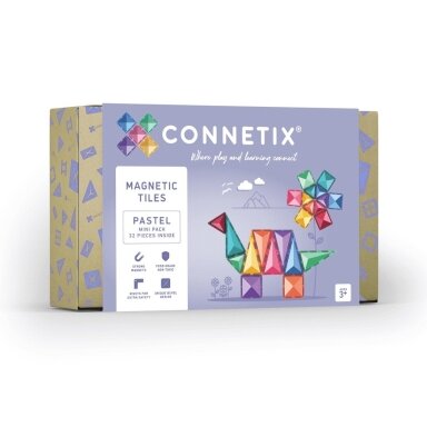 Connetix pastelinis mini rinkinys 32 dalių