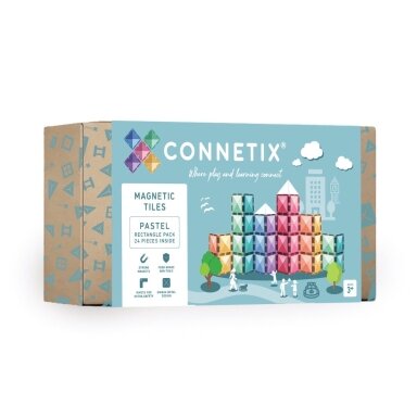 Connetix pastelinis rinkinys 24 dalių