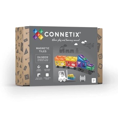 Connetix transporto rinkinys 50 dalių