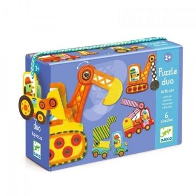 DJECO Dėlionė - Automobiliai