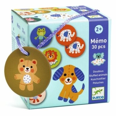 DJECO Memo žaidimas - Minkšti žaislai