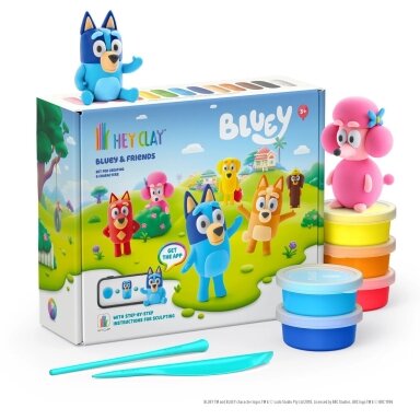 HEY CLAY modelino rinkinys Bluey ir draugai