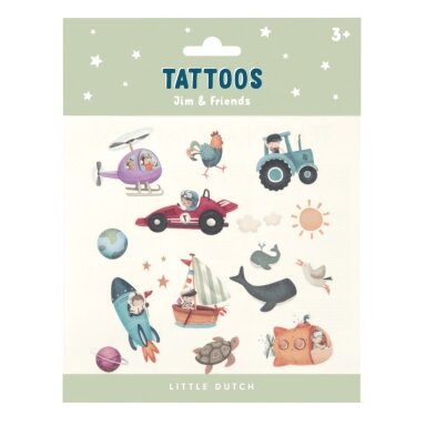 Little Dutch tatuiruotės  „Džimas ir draugai“