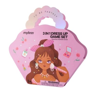 Mideer 3IN1 KŪRYBINIŲ DIRBTUVIŲ RINKINYS "PRINCESĖS MADŲ ŠOU"