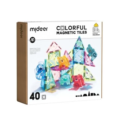Mideer Magnetinis Konstruktorius – Džiunglės – 40 Dalių