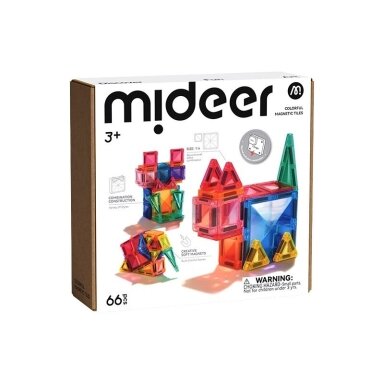 Mideer MIX AND MATCH MAGNETINIS KONSTRUKTORIUS – 66 DALIŲ