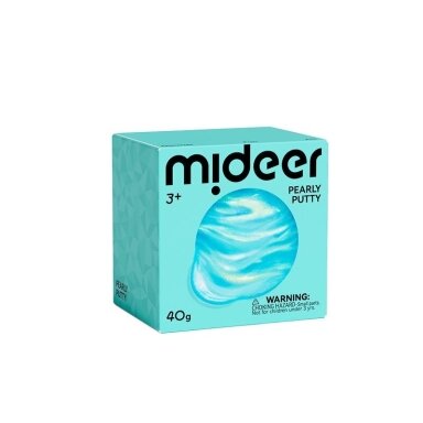 Mideer Perlamutrinė Sensorinė Masė, CYAN