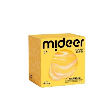 Mideer Perlamutrinė Sensorinė Masė, GOLD