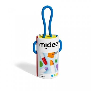 Mideer ŠILKINĖS KREIDELĖS - 12 SPALVŲ
