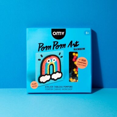 OMY POMPOM RINKINYS - VAIVORYKŠTĖ