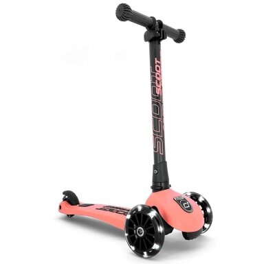 Scoot and Ride Highwaykick 3 LED paspirtukas peach