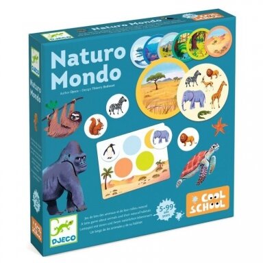 DJECO žaidimas - Šaunioji mokykla - Naturo Mondo
